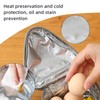 WUFGWBD 1 Small Rice Ball Bag, 1 Set of Cutlery,