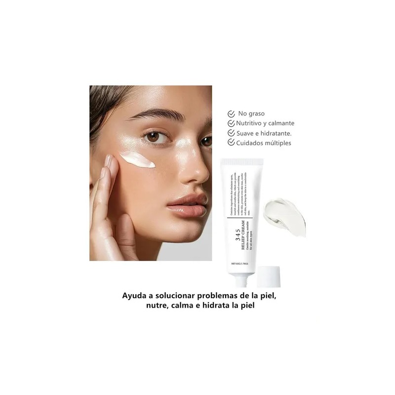A 345 Relief Cream, Crema Reparadora Intensiva, Hidratante