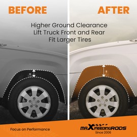 maXpeedingrods 3.5" Front & 2.5" Rear Leveling Kit for Ford Expedition 2003-2018, for Lincoln Navigator 2WD/4WD, SUV Lift Strut Spacers, Gold