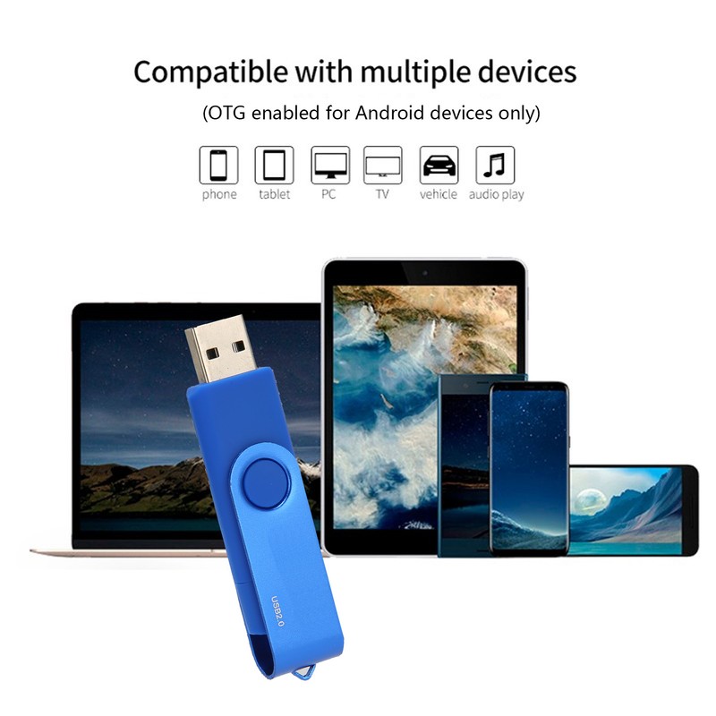 Yvonne U Disk OTG Dual Port Mini Plugin Flash Drive