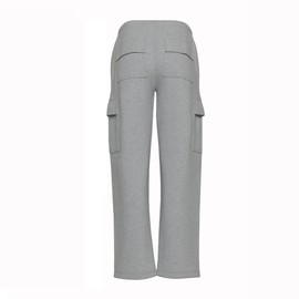 University of North Texas Luxe Fleece Cargo Sweatpant with Diving Eagle State Logo (US, Alpha, Medium, Regular, Regular, Athletic Grey)