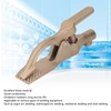 Welding Ground Clamp 35mm Opening Brass Good Conductivity Oxidation Resistance