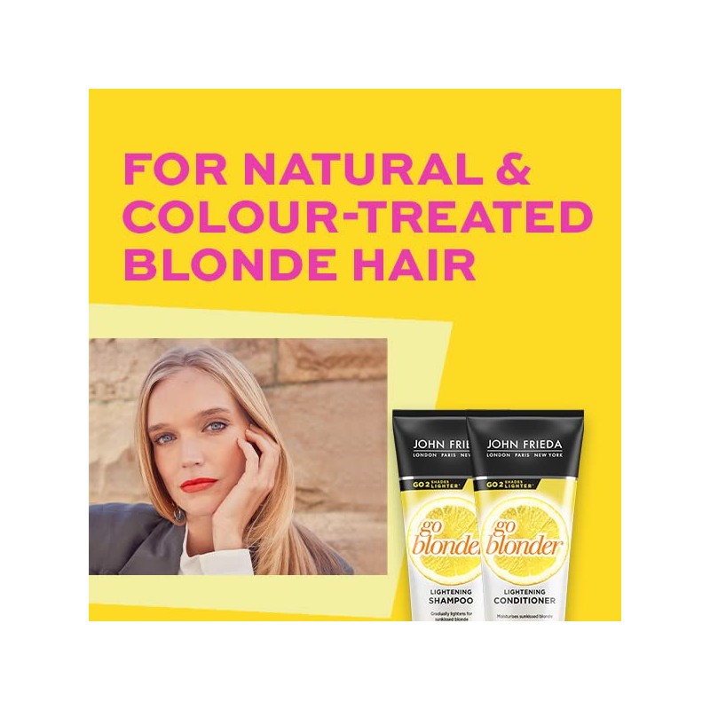 John Frieda Go Blonder Lightening Shampoo for Blonde Hair 250