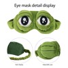 GWAWG Augenmaske, Schlafmaske, Frosch, Schlafmaske, 3D-Schlafmaske, Frosch-Cartoon-Augenmaske, für Frauen, Kinder,