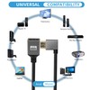RIIEYOCA 90 Degree Left&Right Angle UHD 4K HDMI to HDMI