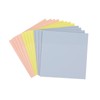 12-Pack 3x3-Inch Transparent Sticky Notes, 5.2mil Clear Plastic Self-Stick Sheets