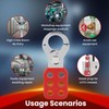 TOKCKYBL Lock Out Tag Out Hasp, Steel Tamper-Proof Loto Hasp