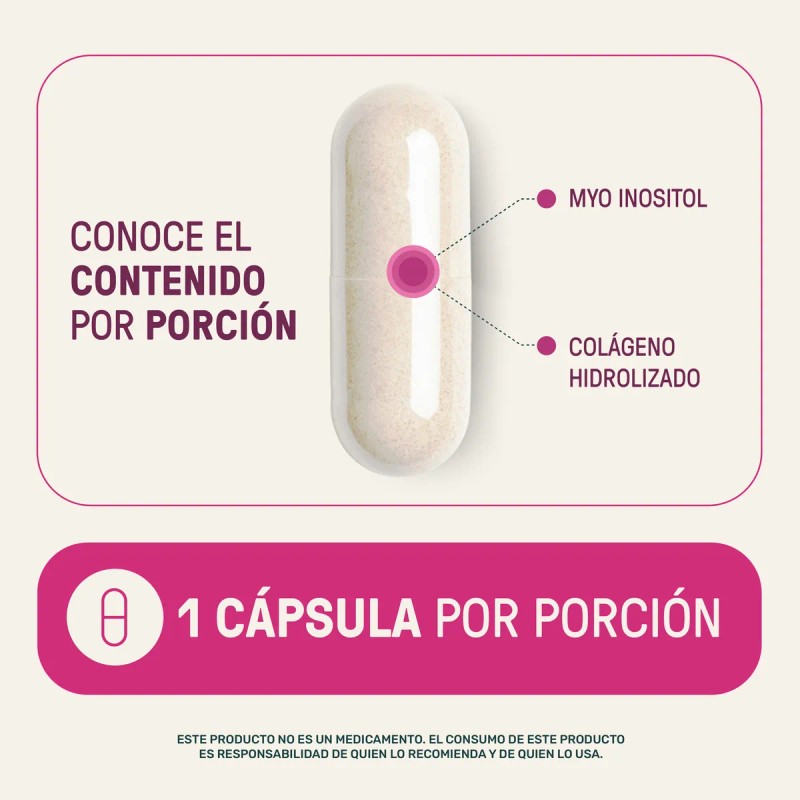 Inositol Life360 Myo Inositol 30 Cpsulas 620mg Por Porcin Sin