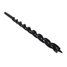 WoodOwl CU-08 Tri Cut 13/16" x 12" Long Ultra Smooth Utility Auger Hand Brace Boring Bit PTFE Coated