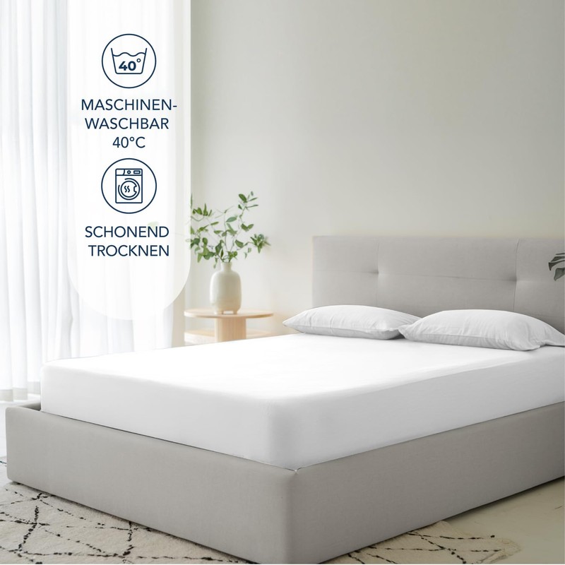 Dreamzie - Fitted Sheet 180 x 200 cm - 100%