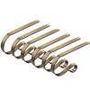 Christmas Stocking Holders Metal Mantel Stocking Hangers Adjustable Hanging Grip