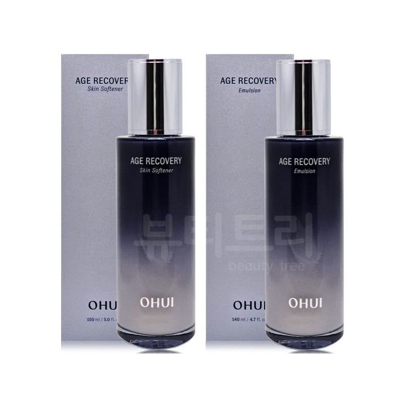 OHUI Age Recovery Skin Softener + Emulsion Single Set /