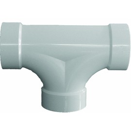 Genova Products 71644 2-Way Cleanout Tee Pipe Fitting, 4"