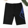 a753 Men's Plus Size Swim Trunks - Simple Blue, Elastic Nylon Lined, Anti-See-Through, Free Size with Drawstring (fits 70-90kg) Kg/2323 Sapphire Blue 10ea
