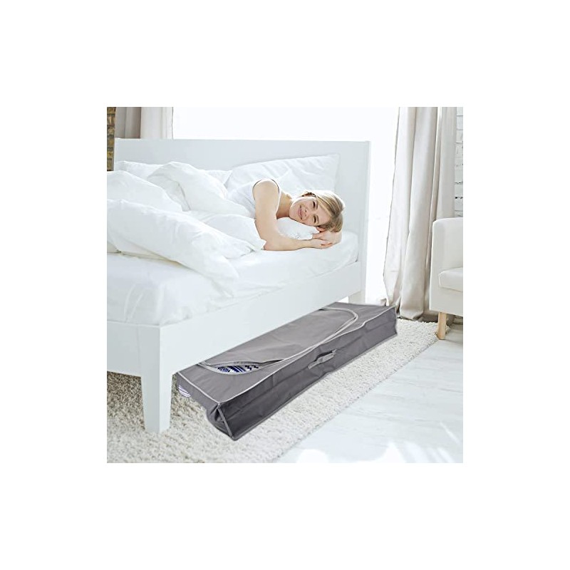 MIJOMA Underbed Storage Bag for Duvets and Pillows, Bag for