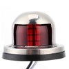 2pcs 12V Red Green LED Navigation Lights Stainless Steel Sailing