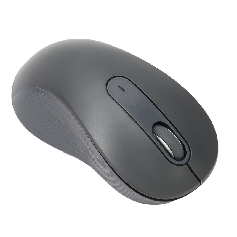 Wireless Mouse Black BT Or USB Receiver Silent Click Adjustable
