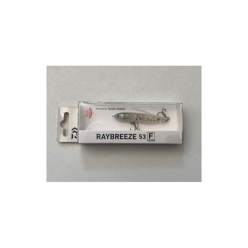 Daiwa Rae Breeze 53F Bass Lure, Clear Shad
