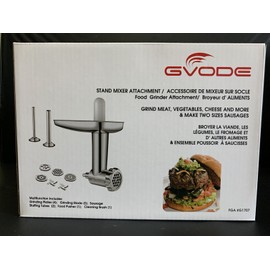Gvode Stainless Steel Food Grinder Attachment fit KitchenAid Stand Mixers