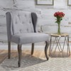 Christopher Knight Home Niclas Accent Chair, Light Grey