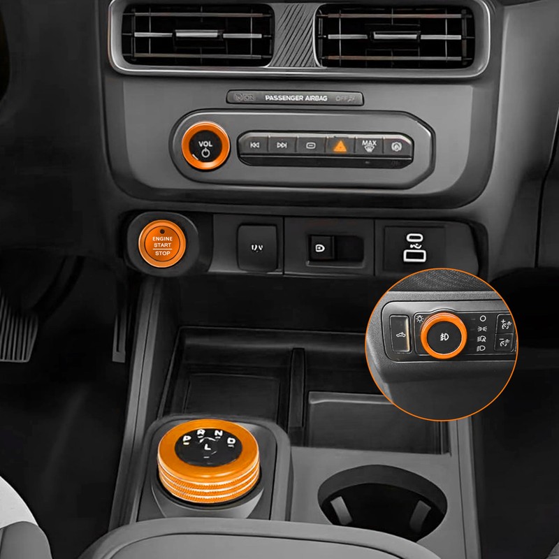 SENSHINE Knob Covers for Ford Maverick 2025 Gear Shift Switch