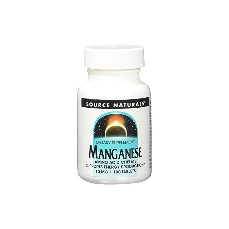 Source Naturals Manganese, Amino Acid Chelate - Supports Energy Production