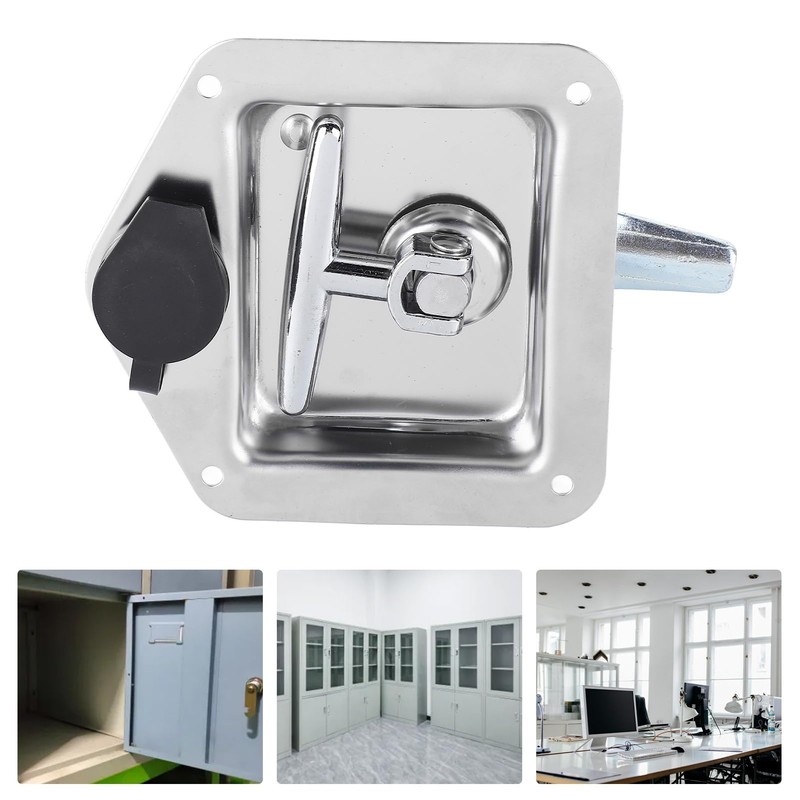 HAOHIZE T Latch Handle Lock,Stainless Steel Folding T Shape Handle