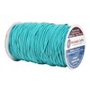 Mandala Crafts 2mm Aquamarine Elastic Cord for Jewelry Making -