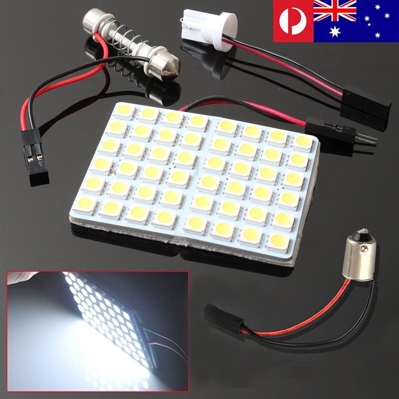 Car Interior White 48 SMD 5050 LED Light Lamp Panel
