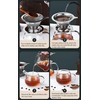 Stainless Steel Pour Over Coffee Filter Cone with Stand, Reusable