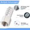 Stainless Steel 5/8" Barb x 1/2" FNPT Female Adaptor Home