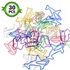 Pack of 30 Metal Paper Clips, Paper Clips, Animal Motif,