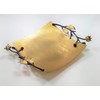 Eleanor square tray - Satin Gold
