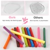 Pack of 84 Colourful Hot Glue Sticks, Hot Glue Sticks
