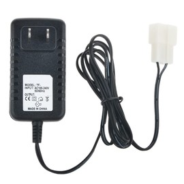 J-ZMQER 7 Volt Battery Charger Compatible with Kid Trax and More Neata Reata NT6-4 6V 4.0 AH Power