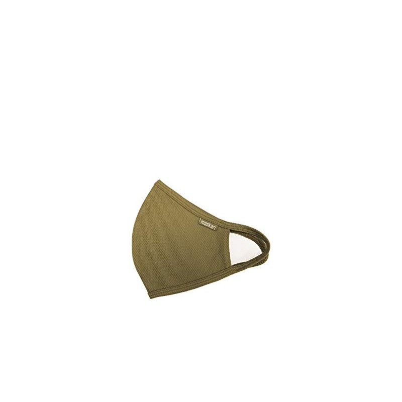 Maskari Maskari Khaki Green Reusable Face Mask | Face Masks