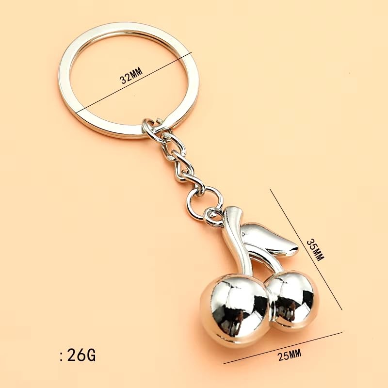 Freedale Cherry Car Bag Charm Stylish Versatile Keychain for Women