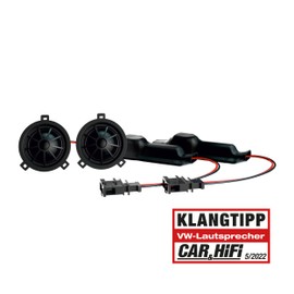 ETON UG VW 28 T6.1 – High Quality 28 mm / 1 1/8 Inch Tweeter, Compatible with VW T6.1 (Bus/Transporter), Plug & Play Tweeter with Fabric Dome for Installation in the A-pillar, Made in Germany