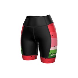 Sparx Performance Women Triathlon Shorts Womens Triathlon Bike Short 6.5” Tri Shorts (Watermelon,M)