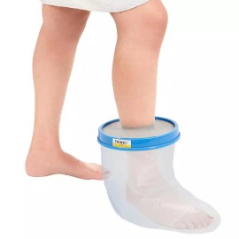 샤워용 방수 다리 캐스트 커버 - 발 보호대 및 발목 [Half Leg (Soft)] Waterproof Shower Leg Cast Cover - Foot Protector and Ankle [Half Leg (Soft)]