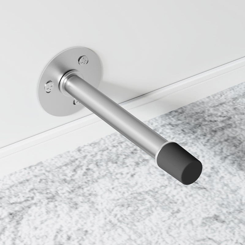 Mosike Door Stoppers, Sound Dampening Door Stop with Rubber Bumper,