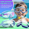 LYBHDAFA 2 Pack Kids Swim Goggles for 3-15 - HD