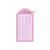 SENRISE Plastic Keychains for Luggage, Name Tag with Split Ring,