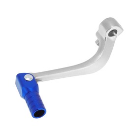 INFINAUTO Folding Motorcycle Gear Shifter Lever for Honda CRF110F 2013-2018 Aluminum Alloy Pedal Shift Lever Arm Siver Tone Blue Head
