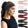 DRESHOW 6 Pack Women Headbands Wide Elastic Hair Bands Head