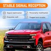 gunhunt 1 PC Car Bullet Antenna, Skull Pattern Antenna Mast,