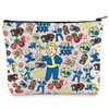 WZMPA Fallout Boy Makeup Bag Arms Gifts Nuka Cola Sign