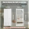 Cat Proof Screen Door, 31.5x78.7 inch Thicken Pet Screen Door