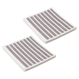 Martha Stewart Microfiber Scrub Kitchen Cloths, Stripes, 8 Count