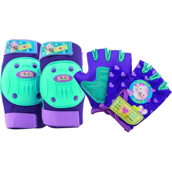 BELL Doc McStuffins Protective Gear with Elbow Pads/Knee Pads and Gloves